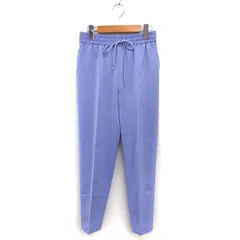 B&Y ユナイテッドアローズ BEAUTY&YOUTH ビューティー&ユース イージーパンツ ストレート ドローストリング センタープレス 無地 M 紫 パープル /NT8