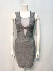 2181 GLAMOROUS by Andy グラマラスバイアンディ キャバクラ ドレス ミニ ノースリーブ キャバドレス S