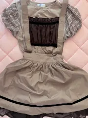 ラテギャル サスペンダー セシルマクビー トップス コーデ セット リズリサ アーガイル ニット キュロット