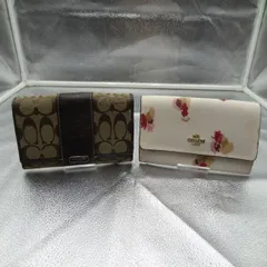 COACH 長財布 2点セット 花柄 シグネチャー コーチ