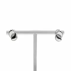 Tiffany&Co. ティファニー ダブル ティアドロップ ピアス SV925 有機的 豆 新品仕上済