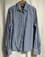 ユニセックス Abercrombie アバクロンビー ストライプ シャツ シャツ XXL