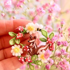 Flower Miffy ミッフィー パルナートポック いちご ヘアゴム 新品 
