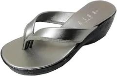 訳あり 日本製 レディース 厚底 美脚 サンダル シルバー