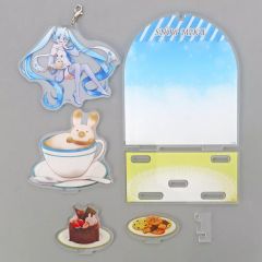 [중고]아크릴스탠드· 아크릴 패널 눈 미쿠 입체아크릴스탠드[SNOW MIKU]