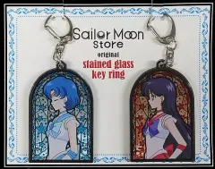 【中古】雑貨 スーパーセーラーマーキュリー＆スーパーセーラーマーズ ストアオリジナル ステンドグラスキーホルダー(キーリング) 「劇場版 美少女戦士セーラームーンEternal」