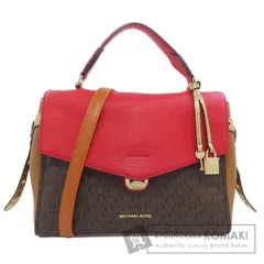Michael Kors マイケルコース MKシグネチャー 2WAY ハンドバッグ PVC レディース [中古]