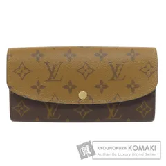 LOUIS VUITTON ルイヴィトン M82157 ポルトフォイユ・エミリー 長財布（小銭入れあり） モノグラムリバース レディース [中古]