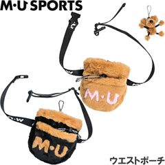 新品 M・U SPORTS キャラクター ウエストポーチ ピンク ゴルフ バッグ