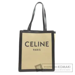 CELINE セリーヌ ロゴ トートバッグ キャンバス レディース [中古]