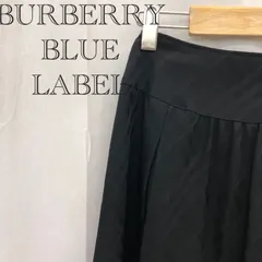 BURBERRY BLUE LABEL バーバリーブルーレーベル ミニスカート 無地 ブラック 36 レディース M ブラック  レディース ファッション
