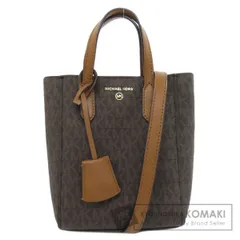 Michael Kors マイケルコース MKシグネチャー 2WAY ハンドバッグ PVC レディース [中古]