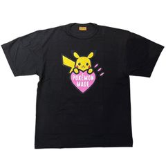 新品】HUMAN MADE Pokemon 心斎橋 ピカチュウ ポケモン 黒 - メルカリ