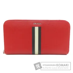 PRADA プラダ ロゴ 長財布（小銭入れあり） サフィアーノ レディース [中古]