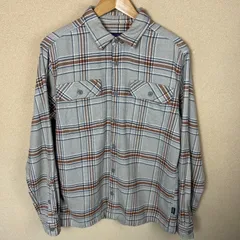 Patagonia  FA18年　フィヨルドフランネルシャツ 53947 灰紺白茶
