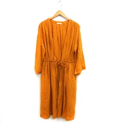 ジャーナルスタンダード JOURNAL STANDARD ガウンコート アウター スプリング ドローストリング リネン混 ゆったり F 黄 イエロー /NT30