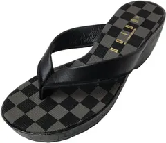 訳あり 日本製 レディース 厚底 美脚 サンダル ブラック