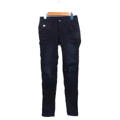 ジースターロウ G-Star RAW ストレッチ デニム ジーンズ ストレート ローライズ コットン混 ジップフライ 25 黒 ブラック /NT24