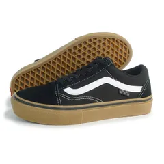 新品 25.5～29.0cm  並行輸入品 バンズ VANS スニーカー スケート オールドスクール ブラック/ガム/ホワイト 黒 SKATE OLD SKOOL BLACK/GUM/WHITE VN000EDNB9K