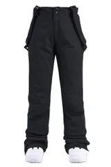 [MORGEN SKY] スノーボード ウェア スキーパンツ スキーウェア スノーパンツ メンズ レディース 男女兼用 防寒ズボン サスペンダー付き アウトドア サイズ調整可能 雪遊び 登山 撥水 防風 防寒 保温 耐磨 耐水圧10,000m d1ef7ce7