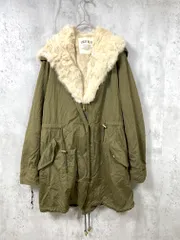 COCO DEAL ココディール 76719342 ２WAYラビットファー付き モッズ コート size2/カーキ ◆■レディース
