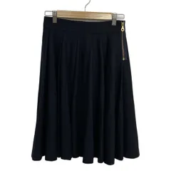 ブルーレーベルクレストブリッジ スカート サイズ38 M レディース美品  - ダークネイビー ひざ丈/サーキュラースカート