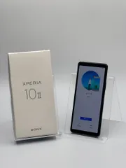 【中古B】Xperia 10 II A001SO ブラック SIMフリー 白ロム