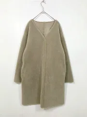 JOURNAL STANDARD relume ジャーナルスタンダードレリューム 17-020-462-8021-3-0 フェイクムートン コート size36/ベージュ ◆■レディース