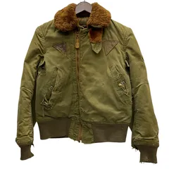 ヴィンテージ vintage 40's U.S.A.A.F B-15A フライトジャケット ジャケット グリーン 34サイズ 201MT-5168 VB