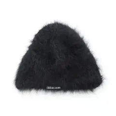 シャネル CHANEL ニットキャップ ココマーク その他 帽子 アンゴラニット帽 レディース Used B