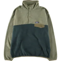 古着 パタゴニア Patagonia ライトウェイトシンチラスナップT 25580FA17 ハーフスナップ フリースプルオーバー メンズL相当/evb033337