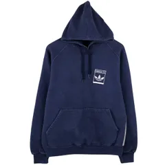 古着 90年代 アディダス adidas トレフォイル スウェットプルオーバーパーカー メンズM相当 ヴィンテージ/eaa611279