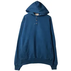 古着 90年代 エルエルビーン L.L.Bean Russell ラッセル スウェットハーフボタンパーカー USA製 メンズL相当 ヴィンテージ/eaa611315