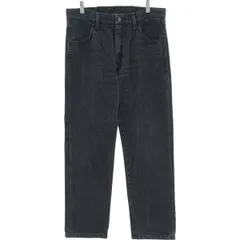 古着 ラスラー RUSTLER ブラックデニム ストレートデニムパンツ メンズw33相当/eaa417036