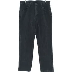 古着 ラスラー RUSTLER ブラックデニム ストレートデニムパンツ メンズw32相当/eaa417235