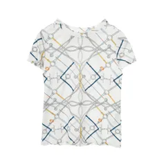 エルメス HERMES カットソー parcours sans faute コットン 半袖シャツ レディース Used Aのサムネイル