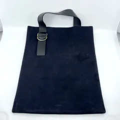 ジルサンダー JILSANDER ハンドバッグ トート スエード×レザー ダークネイビー×黒 NAVY バッグ