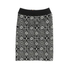 LOUIS VUITTON ルイ・ヴィトン モノグラムジャガード スカート