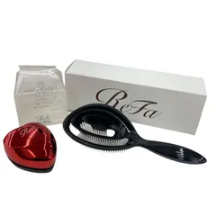 186000 現状品 ReFa リファ ブラシまとめ ドライミー ブラック ハートブラシ レディース 2点まとめ売り