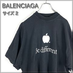 444【美品】バレンシアガ Be Different 刺繍Tシャツ アップル - メルカリ