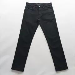 UNIQLO ユニクロ デニムジーンズ サイズ31 スリム ブラックデニム ストレッチ メンズ デニムパンツ A9093