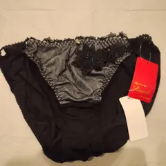 Regalo　ショーツ　ブラック　レッド　Lサイズ