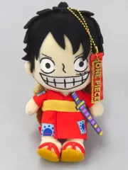 【中古】雑貨 モンキー・D・ルフィ ぬいぐるみキーチェーン 「ワンピース・プレミア・サマー」 ユニバーサル・スタジオ・ジャパン 2021限定