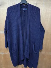 (XS) POLO RALPH LAUREN レディース カーディガン ロング丈 (55)