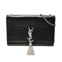 YVES SAINT LAURENT イヴ・サンローラン ショルダーバッグ クラシック ケイト タッセル【中古】