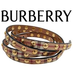 バーバリーロンドン ベルト ノバチェック ゴールドバックル 70/28 バーバリーロンドン ベルト ノバチェック ゴールドバックル 70/28