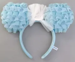 【中古】アクセサリー(非金属) ミニーマウス(ライトブルー×ホワイト/フリル) カチューシャ 「ディズニー」 東京ディズニーリゾート限定