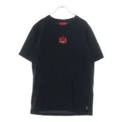 A BATHING APE (アベイシングエイプ) 22SS ×HUGO フロント ロゴワッペン バックプリント 半袖Tシャツ カットソー ブラック