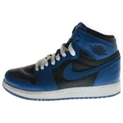 NIKE (ナイキ) AIR JORDAN 1 RETRO HIGH OG GS Dark Marina Blue エアジョーダン1 ダークマリーナブルー ハイカットスニーカー US6.5Y/24.5cm 575441-404