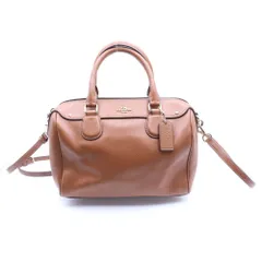 COACH (コーチ) MINI BENNETT SATCHEL ミニベネット サッチェル 2WAYレザーハンドバッグ ショルダー ブラウン F36624